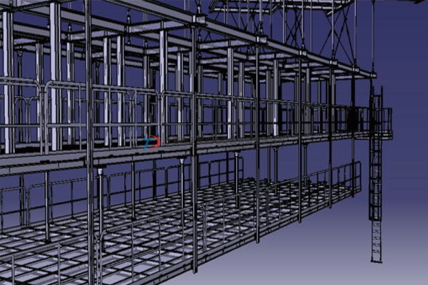 大型吊掛鋼結構精確定位安裝